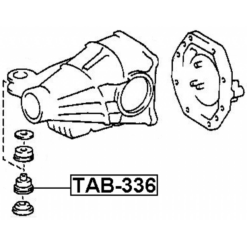 Alternative view of RIGHT REAR DIFFERENTIAL MOUNT