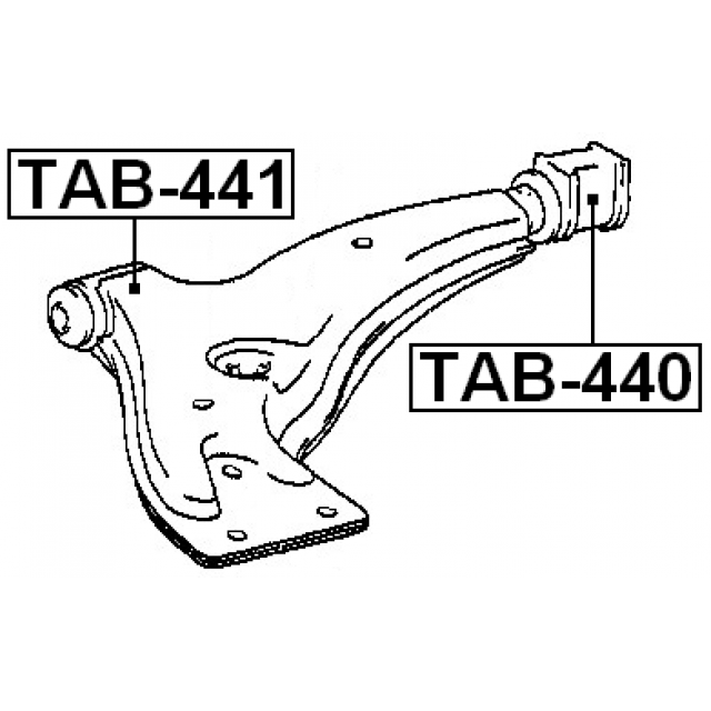 FRONT BUSHING, FRONT CONTROL ARM - Image 2