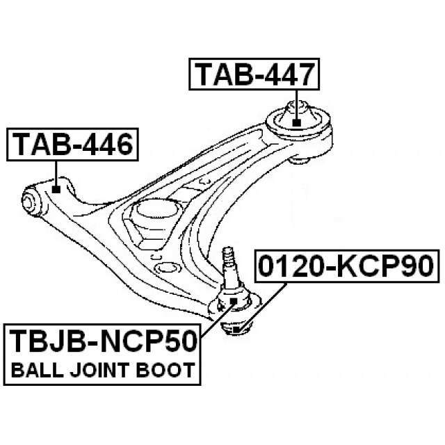 FRONT BUSHING, FRONT CONTROL ARM - Image 2