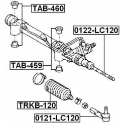 Alternative view of STEERING RACK BUSHING KIT