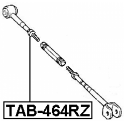Alternative view of BUSHING, REAR RIGHT TRANSVERSE ROD