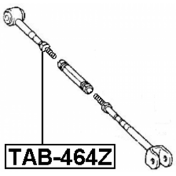 Alternative view of BUSHING, REAR LEFT TRANSVERSE ROD