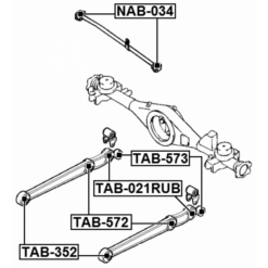 Alternative view of BUSHING, REAR TRAILING ARM