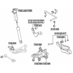 Alternative view of BUSHING RIGHT, REAR TRAILING ARM