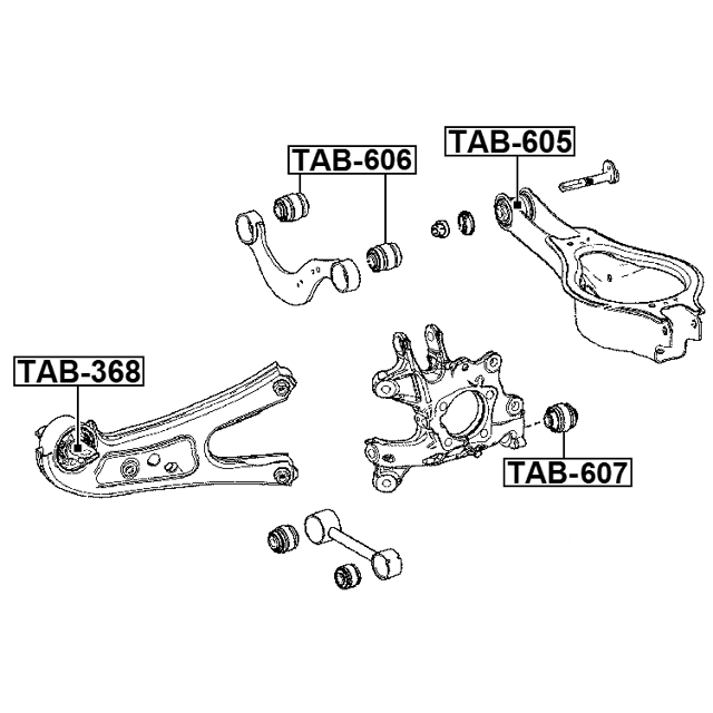 REAR KNUCKLE BUSHING - Image 2