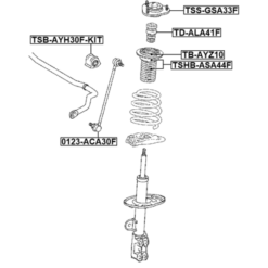 Alternative view of FRONT SHOCK ABSORBER BEARING