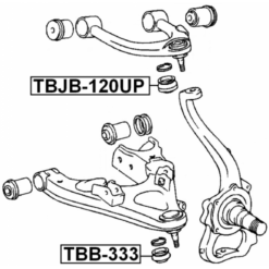 Alternative view of LOWER CONTROL ARM BALL JOINT BOOT 39.6X40.5X22.2