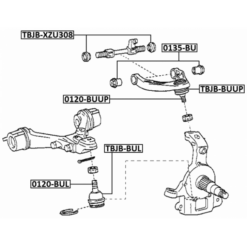 Alternative view of BALL JOINT BOOT 25.5X26.2X18.7