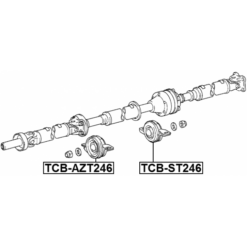 Alternative view of DRIVE SHAFT BEARING (REPAIR KIT)
