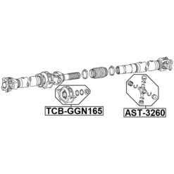 Alternative view of DRIVE SHAFT BEARING (REPAIR KIT)