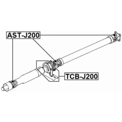 Alternative view of DRIVE SHAFT BEARING