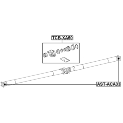 Alternative view of DRIVE SHAFT BEARING (REPAIR KIT)