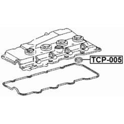 Alternative view of SEAL RING, SPARK PLUG TUBE