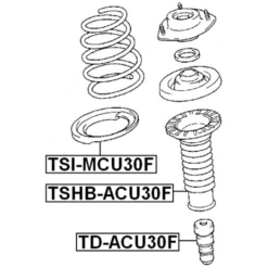 Alternative view of FRONT SHOCK ABSORBER JOUNCE BUMPER