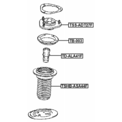 Alternative view of FRONT SHOCK ABSORBER JOUNCE BUMPER