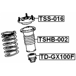 Alternative view of FRONT SHOCK ABSORBER JOUNCE BUMPER
