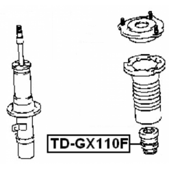Alternative view of FRONT SHOCK ABSORBER JOUNCE BUMPER