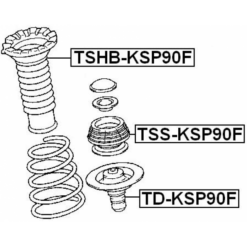 Alternative view of FRONT SHOCK ABSORBER JOUNCE BUMPER