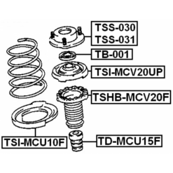 Alternative view of FRONT SHOCK ABSORBER JOUNCE BUMPER
