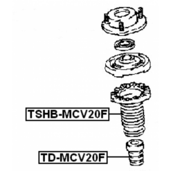 Alternative view of FRONT SHOCK ABSORBER JOUNCE BUMPER