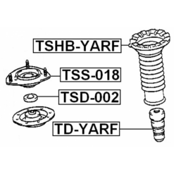 Alternative view of FRONT SHOCK ABSORBER JOUNCE BUMPER