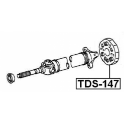 Alternative view of DRIVE SHAFT COUPLING