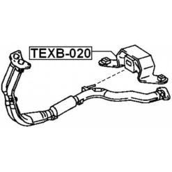Alternative view of EXHAUST PIPE MOUNTING BRACKET