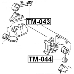 Alternative view of RIGHT ENGINE MOUNT