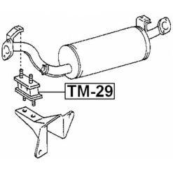 Alternative view of EXHAUST PIPE SUPPORT
