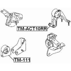 Alternative view of REAR ENGINE MOUNT