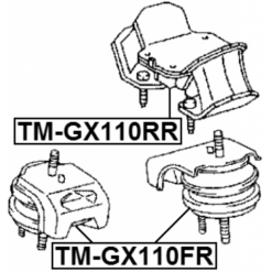 Alternative view of REAR ENGINE MOUNT
