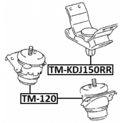 Alternative view of REAR ENGINE MOUNT