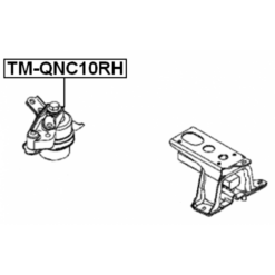 Alternative view of RIGHT ENGINE MOUNT (HYDRO)