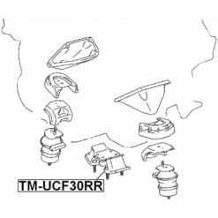 Alternative view of REAR ENGINE MOUNT