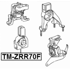 Alternative view of FRONT ENGINE MOUNT