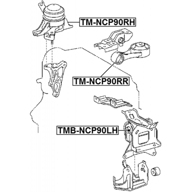 LEFT ENGINE MOUNT BUSHING - Image 2