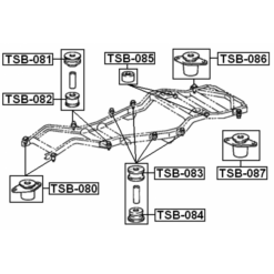 Alternative view of SUBFRAME CUSHION