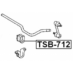 Alternative view of REAR STABILIZER BAR BUSH D14