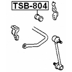 Alternative view of REAR STABILIZER BAR BUSH D14