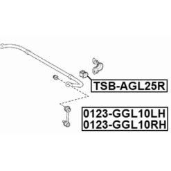 Alternative view of REAR STABILIZER BAR BUSH D21