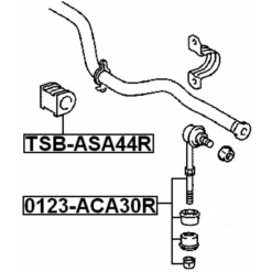 Alternative view of REAR STABILIZER BAR BUSH D18