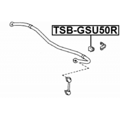 Alternative view of REAR STABILIZER BAR BUSH D21