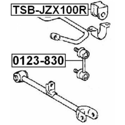 Alternative view of REAR STABILIZER BAR BUSH D21