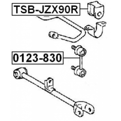 Alternative view of REAR STABILIZER BAR BUSH D20