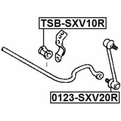 Alternative view of REAR STABILIZER BAR BUSH D15
