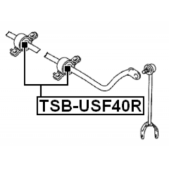 Alternative view of REAR STABILIZER BAR BUSH KIT