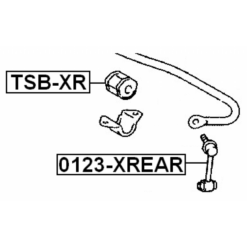 Alternative view of REAR STABILIZER BAR BUSH D16.3