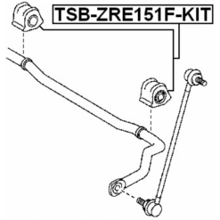 Alternative view of FRONT STABILIZER BAR BUSH KIT D23.2