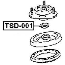 Alternative view of STRUT BEARING WASHER
