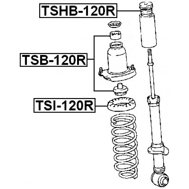 BOOT WITH JOUNCE BUMPER REAR SHOCK ABSORBER (SET FOR TWO SIDES) - Image 2